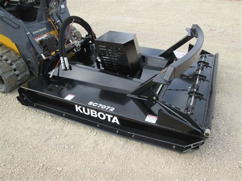 kubota brush cutter for skid steer|kubota tractor skid steer attachments.